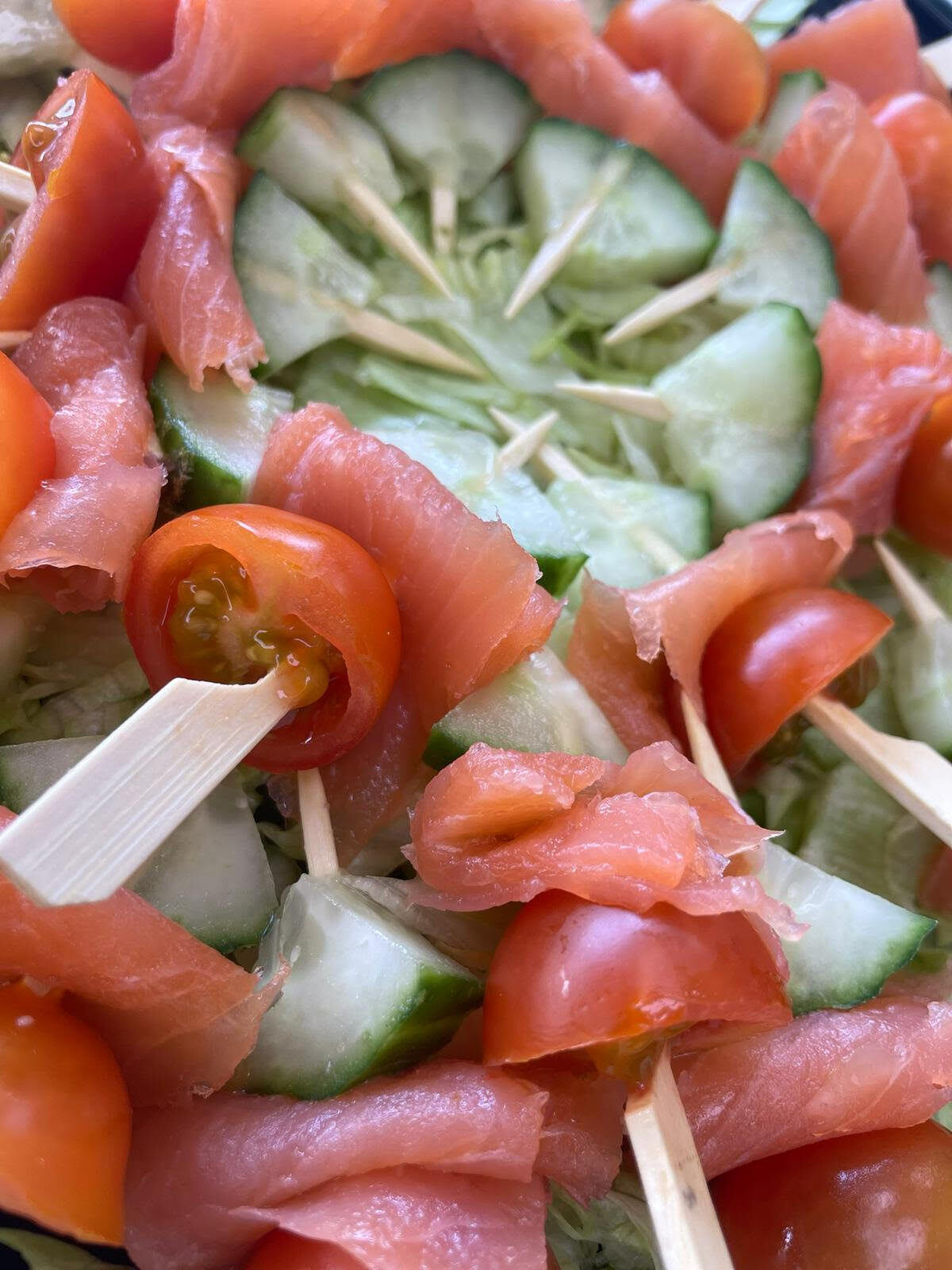 Smoked Salmon Skewers Whitehouse Catering